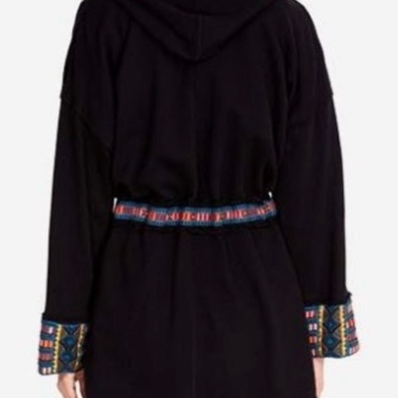 JOHNNY WAS Embroidered TIA Hooded Anorak Coat XL - Picture 4 of 4